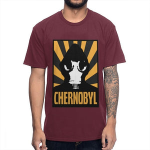 Graphic Print Nuclear Disaster Chernobyl T Shirt